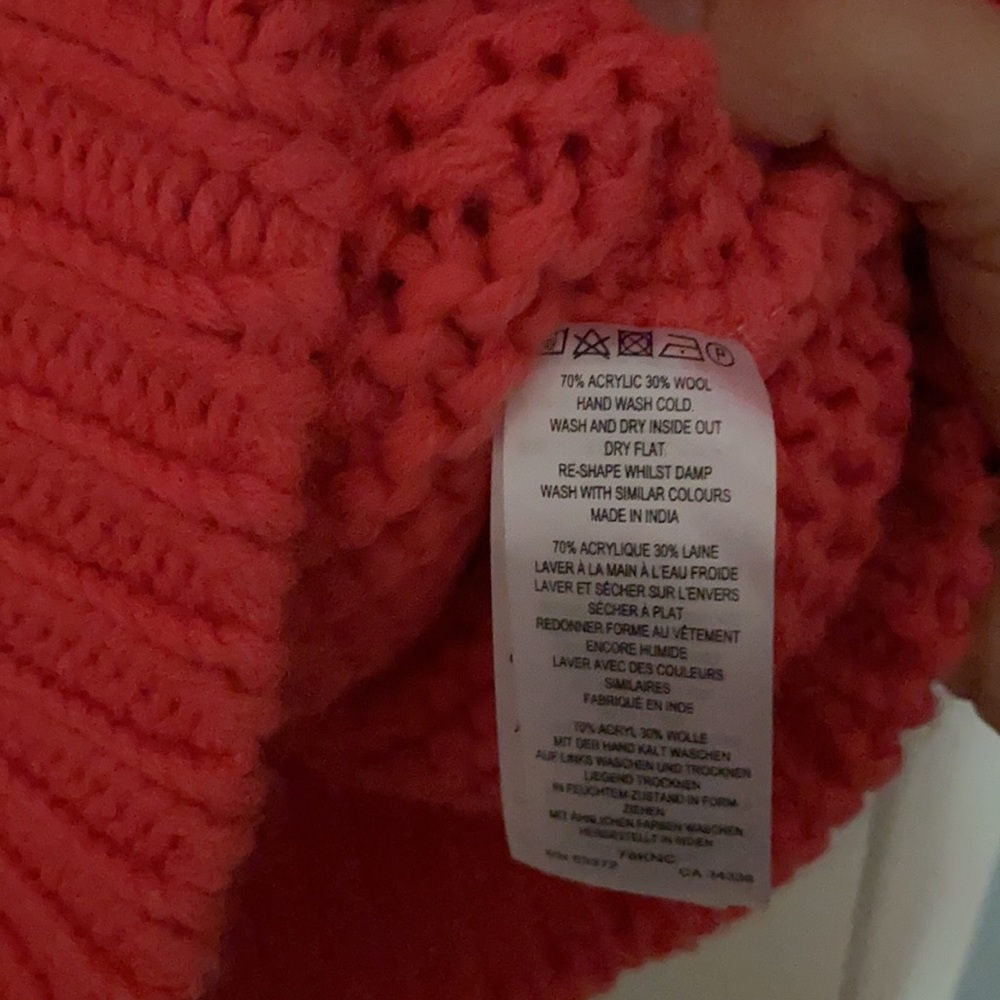 French Connection Neve Links Sweater S High neck - Picture 10 of 12